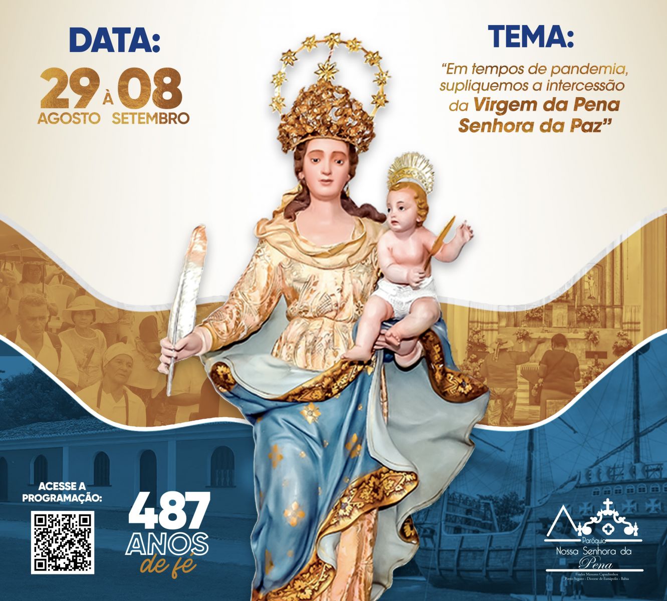 Romaria De Nossa Senhora Da Pena 2022 Acontece Nos Dias 29 De Agosto A